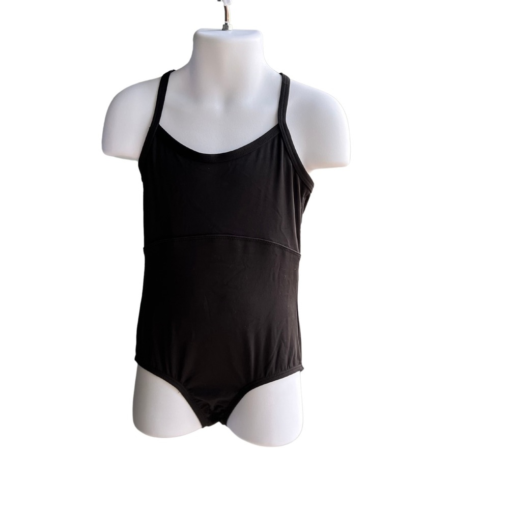 All In Motion Girls Black One Piece Swimsuit XS 4/5